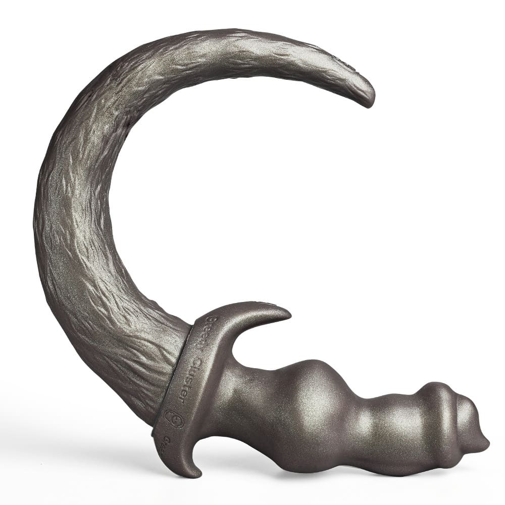 Pup Woof Tail Plug with Knot Dildo - 3 Sizes