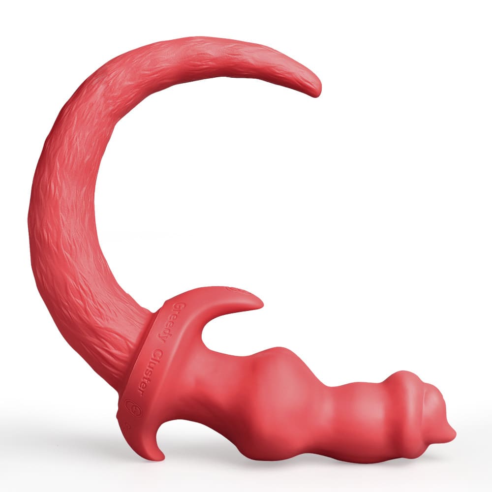 Pup Woof Tail Plug with Knot Dildo - 3 Sizes