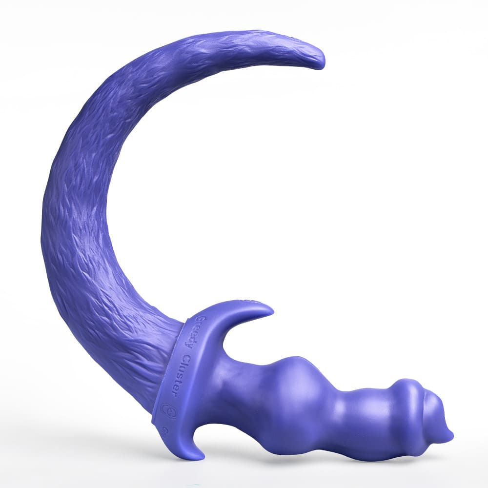 Pup Woof Tail Plug with Knot Dildo - 3 Sizes