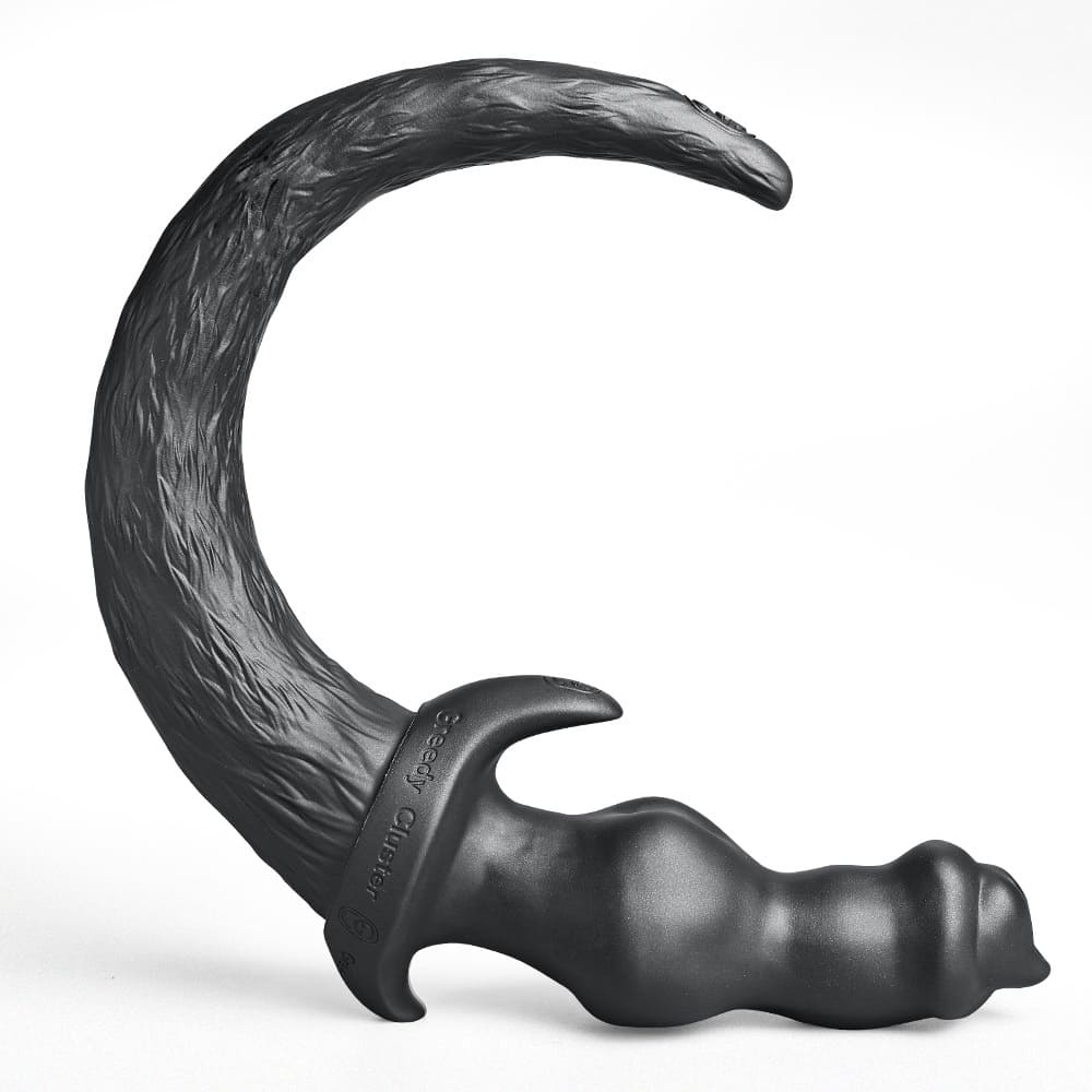 Pup Woof Tail Plug with Knot Dildo - 3 Sizes