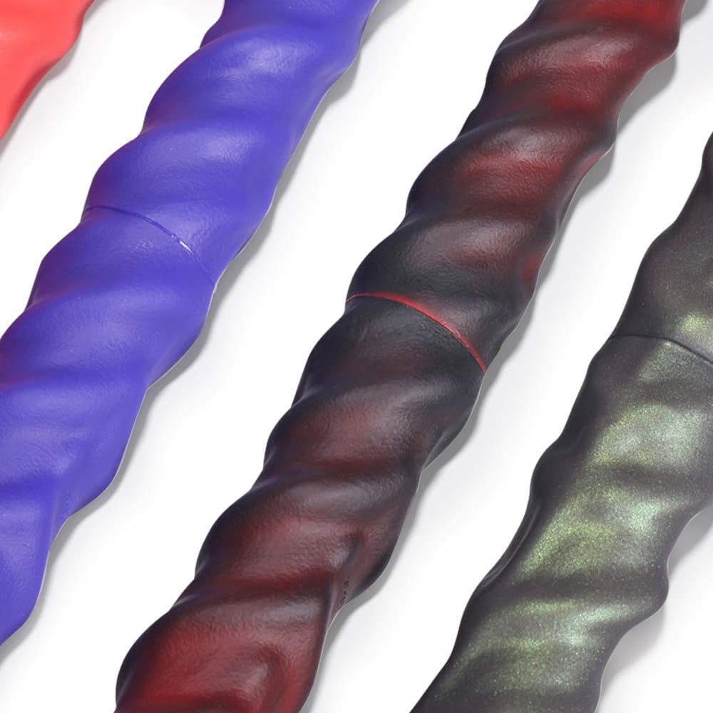 Double Ended Spiral Silicone Dildo for Couples
