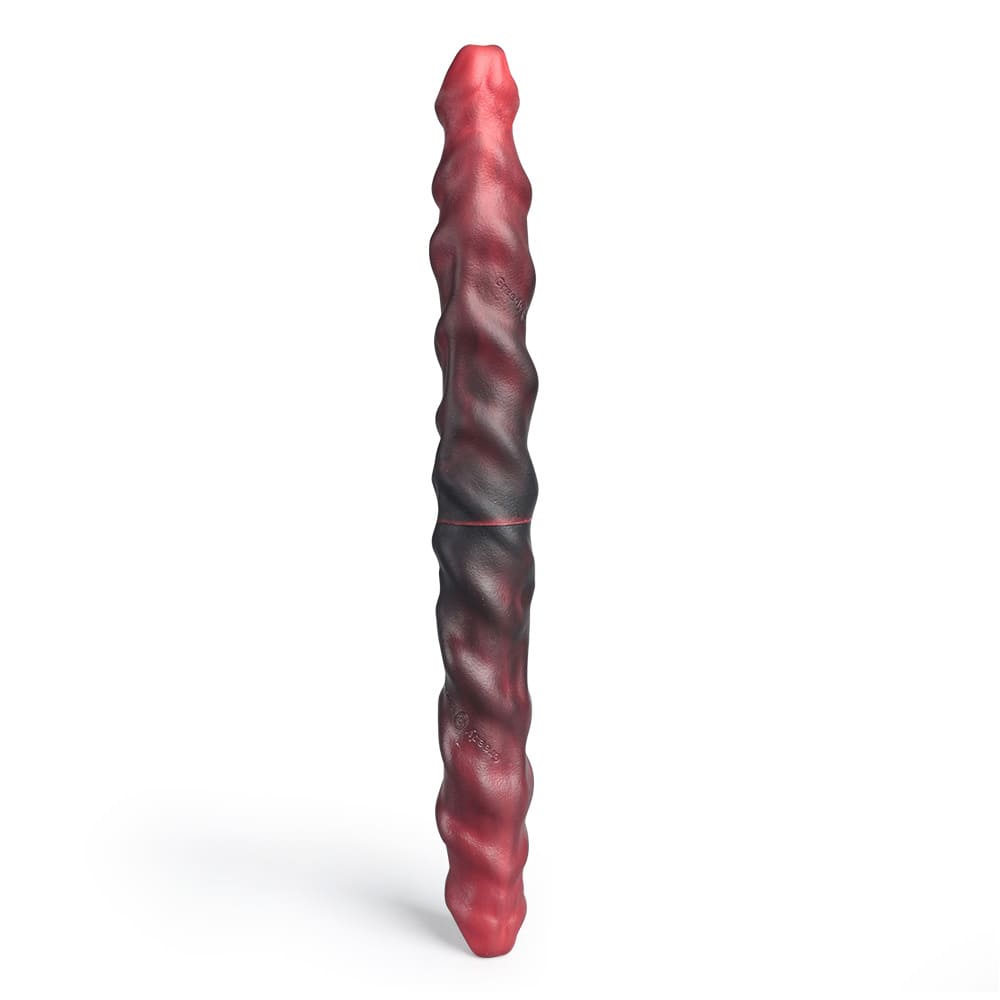 Double Ended Spiral Silicone Dildo for Couples