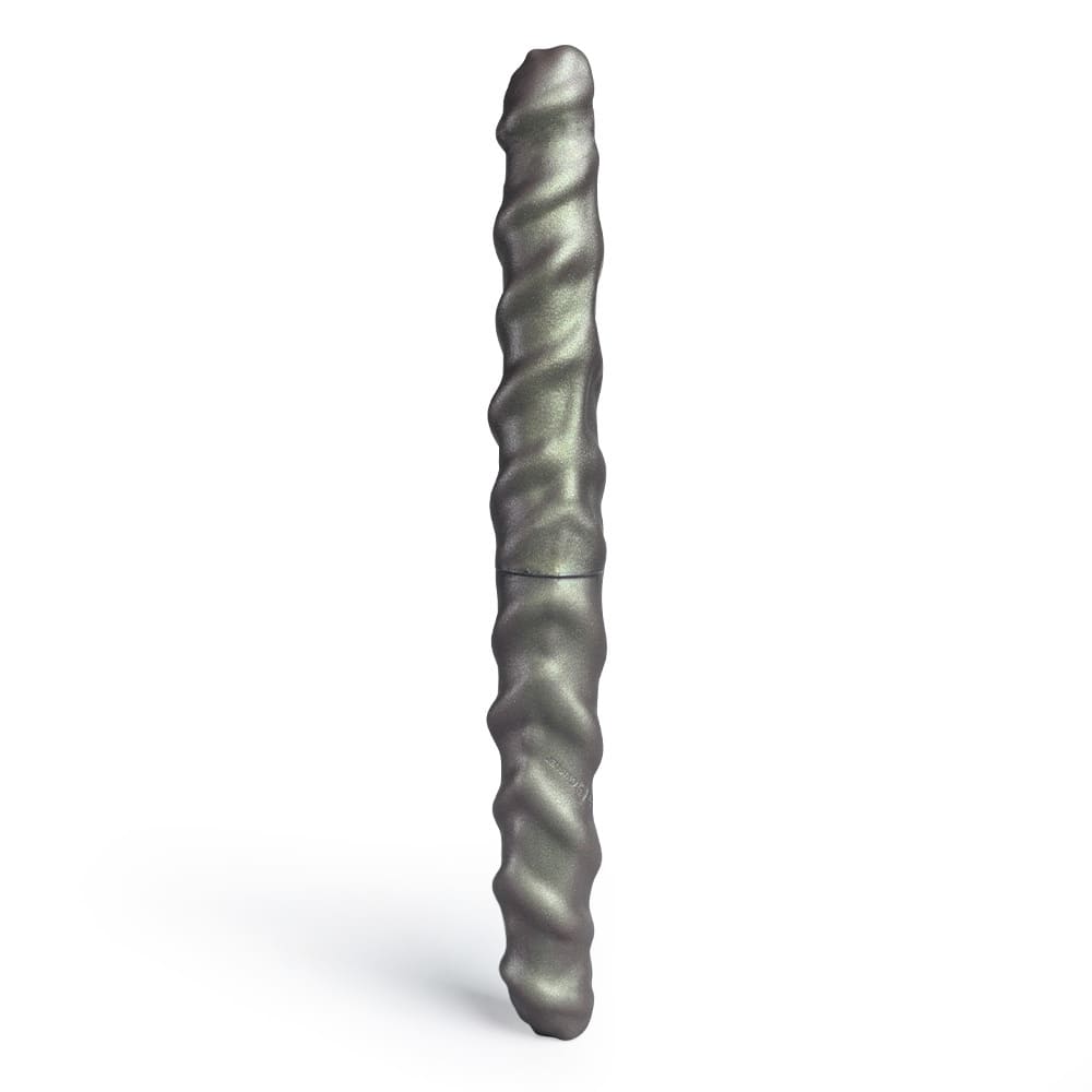 Double Ended Spiral Silicone Dildo for Couples
