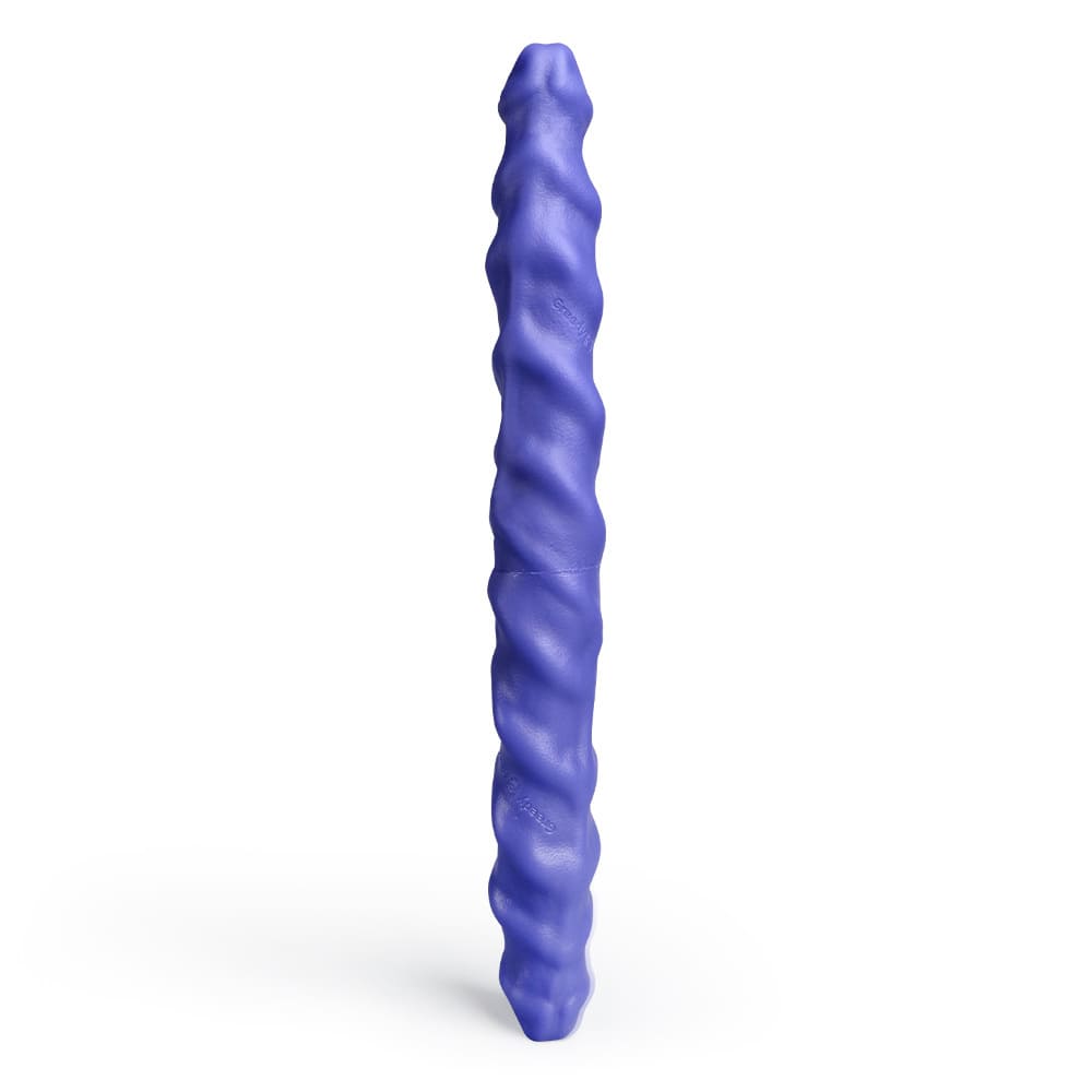 Double Ended Spiral Silicone Dildo for Couples