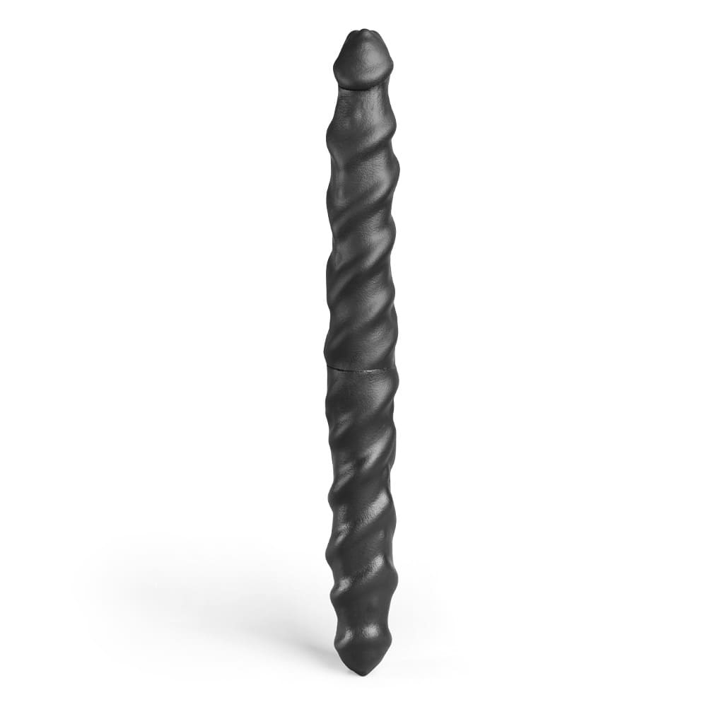 Double Ended Spiral Silicone Dildo for Couples