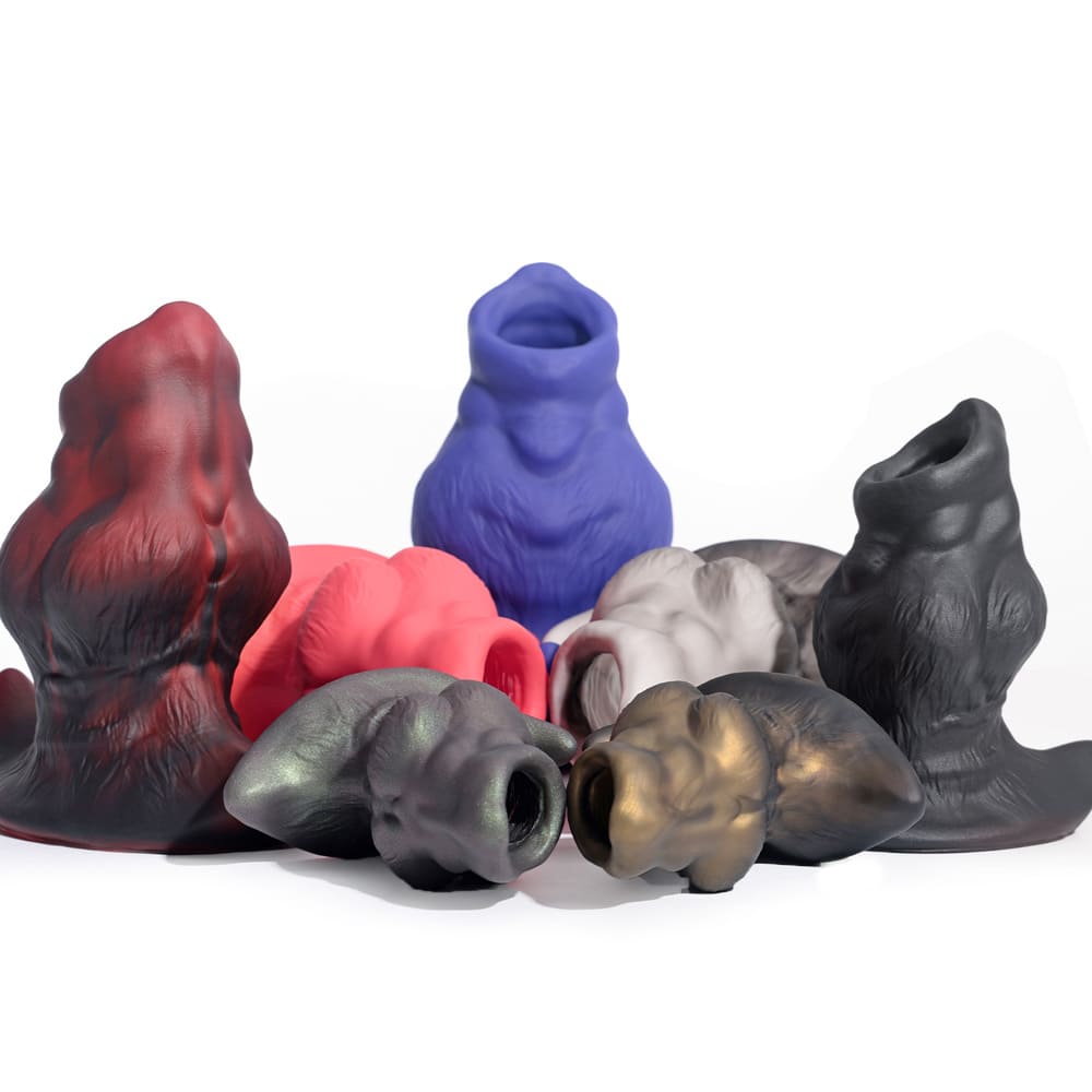 Xoxomoving WOOF Tunnel Plug - Silicone Hollow Anal Plug - 5 Sizes