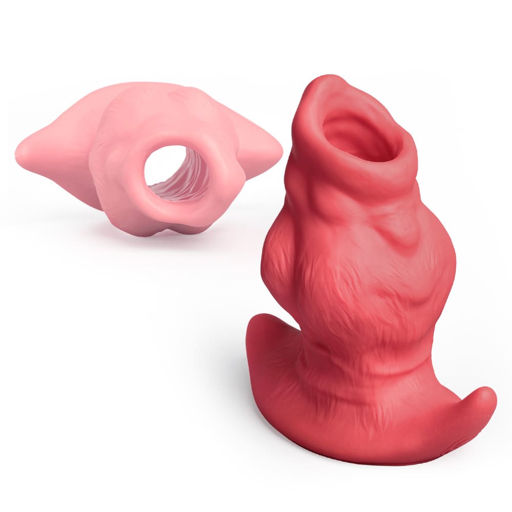 Xoxomoving WOOF Tunnel Plug - Silicone Hollow Anal Plug - 5 Sizes