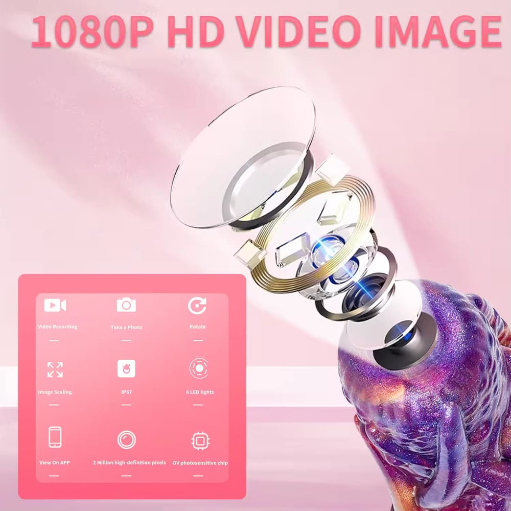 Smart Camera Tentacle Dildo – Silicone Fantasy Toy with Real-Time Viewing Long Anal Toy Xoxomoving