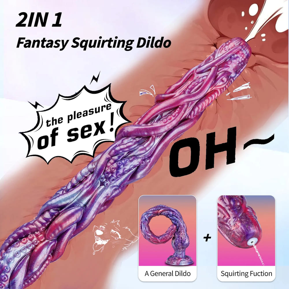 Smart Camera Tentacle Dildo – Silicone Fantasy Toy with Real-Time Viewing Long Anal Toy Xoxomoving