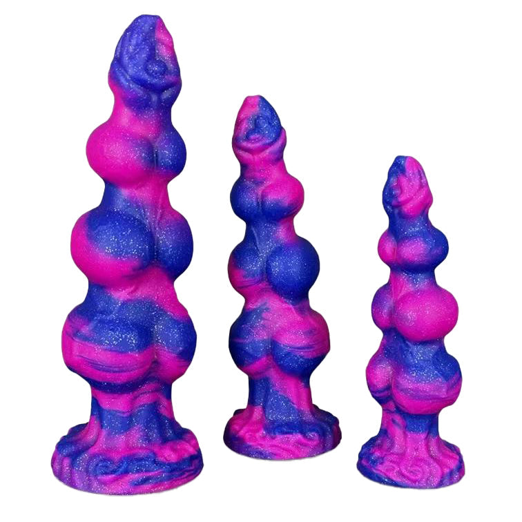 Huge Colorful Dog Wolf Monster Dildo Xoxomoving
