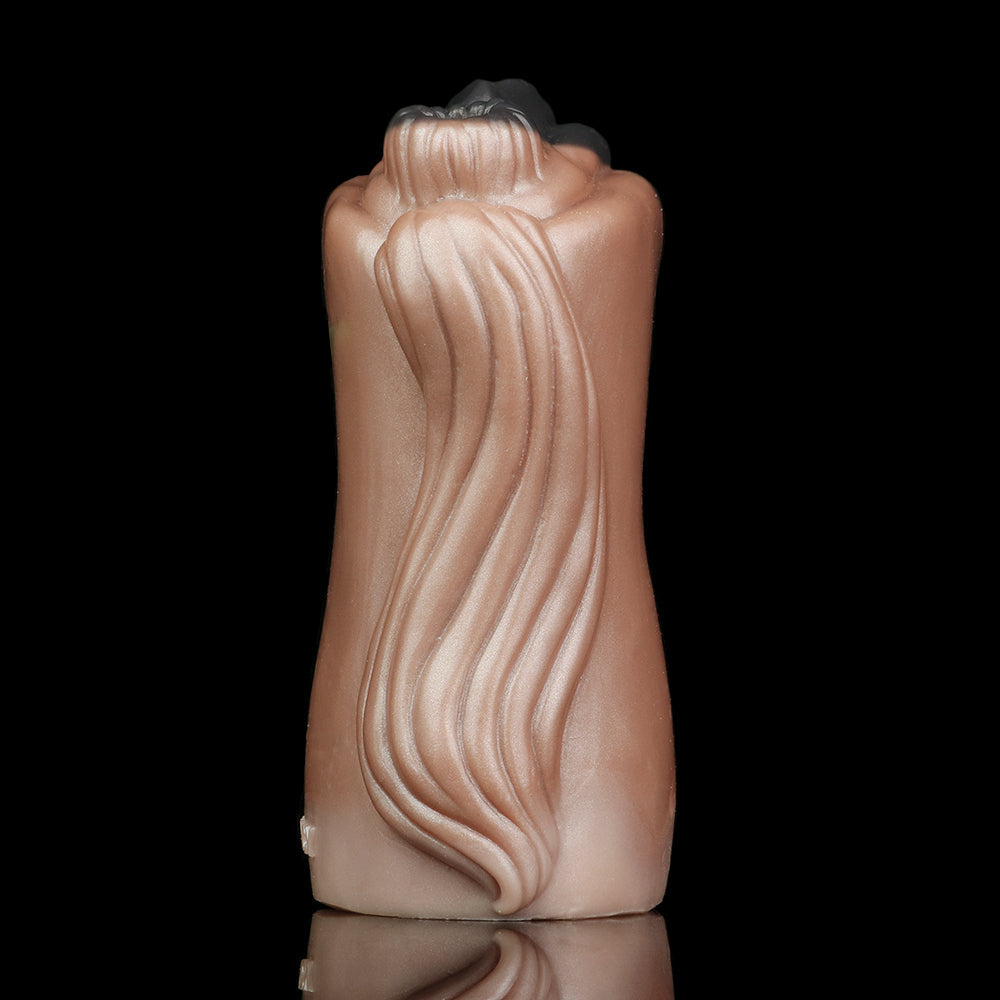 Ebony Horse Pussy Realistic Animal Sex - Silicone Pocket Masturbator Male Blowjob Stroker Xoxomoving