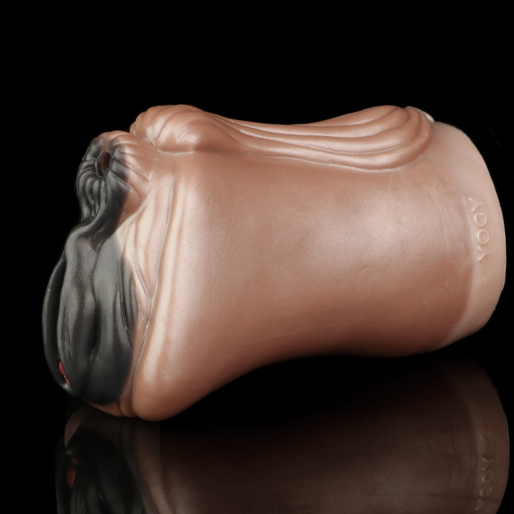 Ebony Horse Pussy Realistic Animal Sex - Silicone Pocket Masturbator Male Blowjob Stroker Domlust