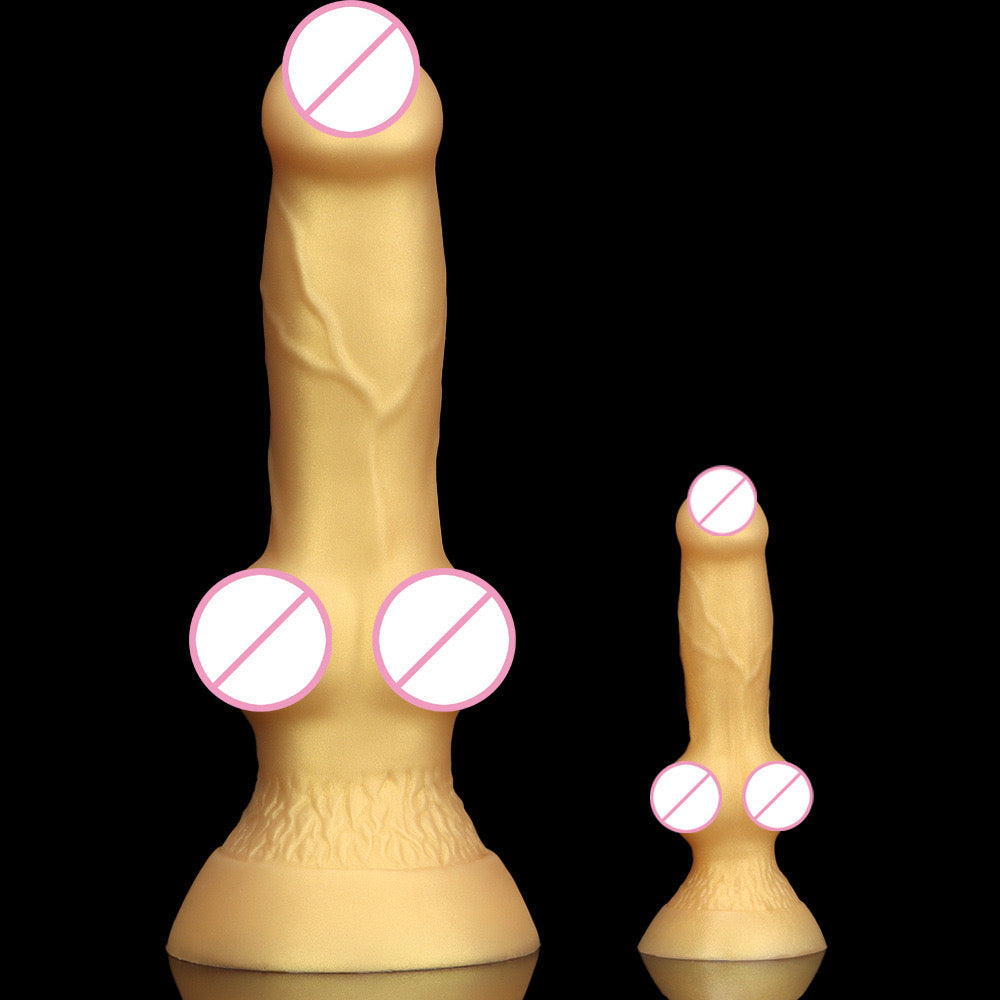 Small Yellow Dog Dildo Anal Toy Xoxomoving