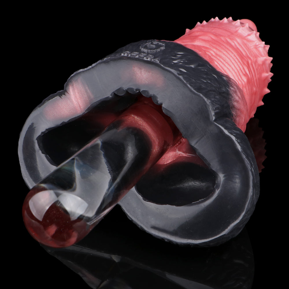 Fantasy Pocket Pussy Penis Sleeve - Knotted Dildo Dual-action Male Masturbator Xoxomoving