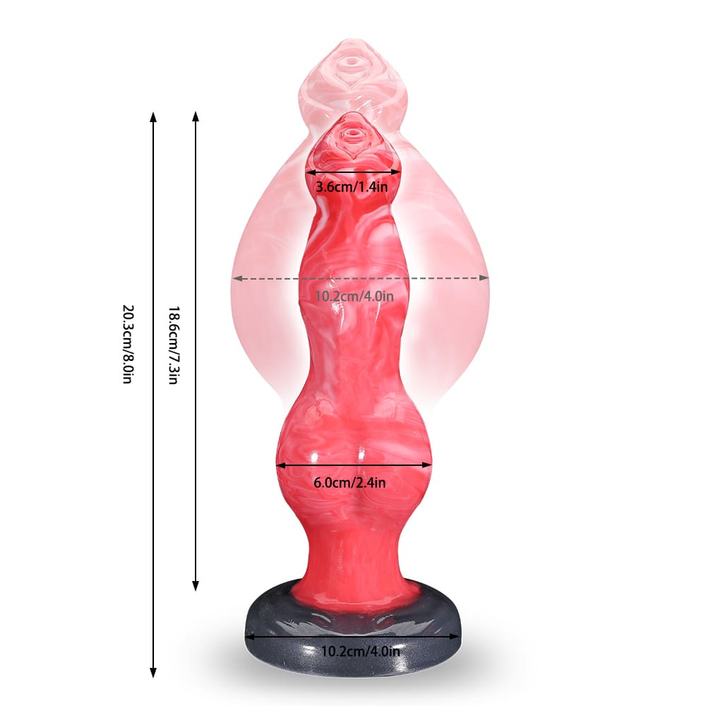 Ignis Vayne - 8 Inch Inflatable Knot Dildo