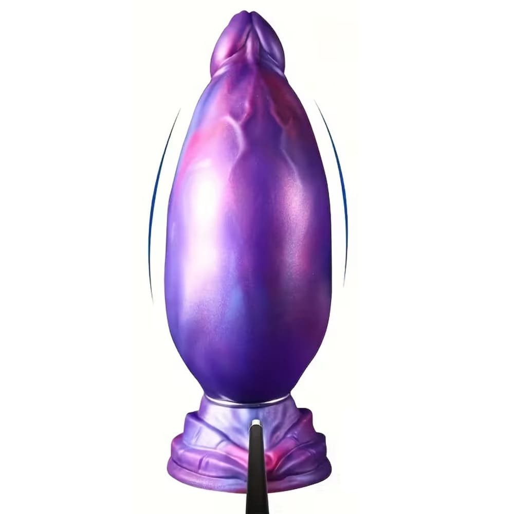 Inflatable Knotted Dildo – Adjustable Girth Liquid Silicone Toy