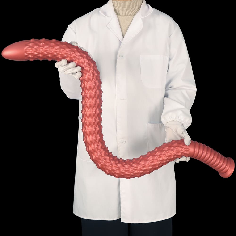 Silicone Dragon Scale Extra Long Anal Toy