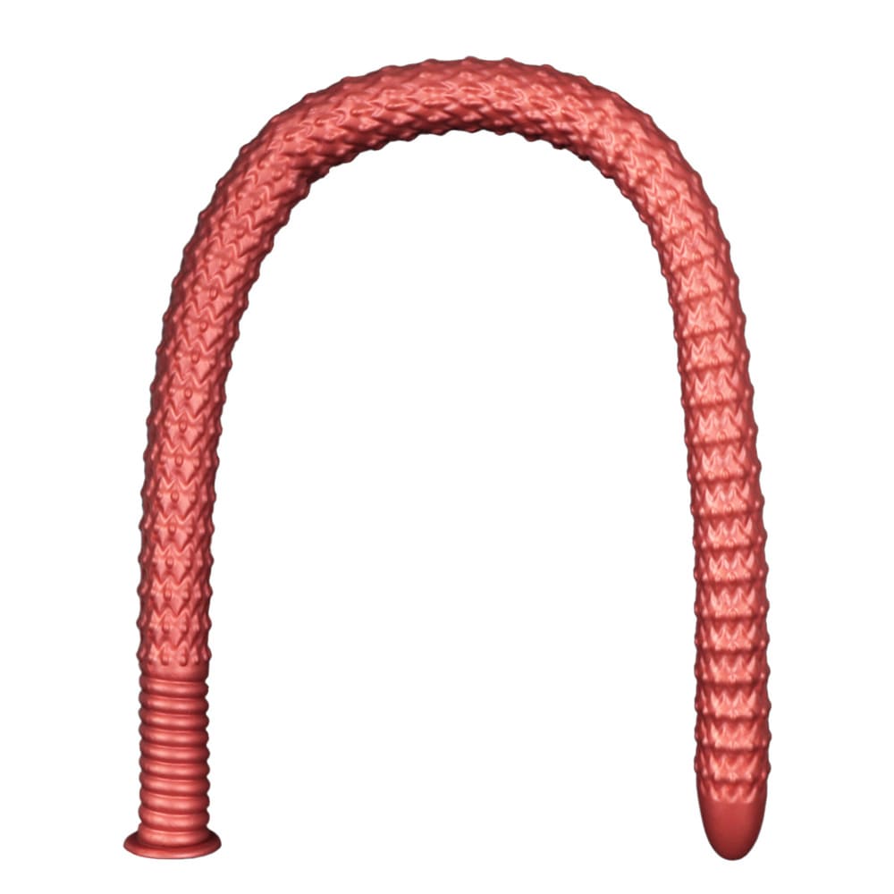 Silicone Dragon Scale Extra Long Anal Toy