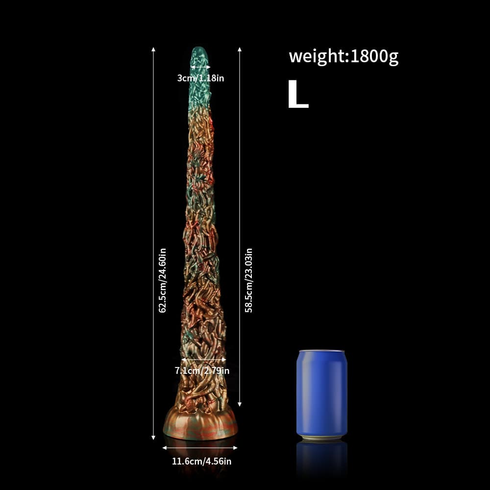 Vine Green Tentacle Dildo – Nature-Inspired Silicone Fantasy Toy