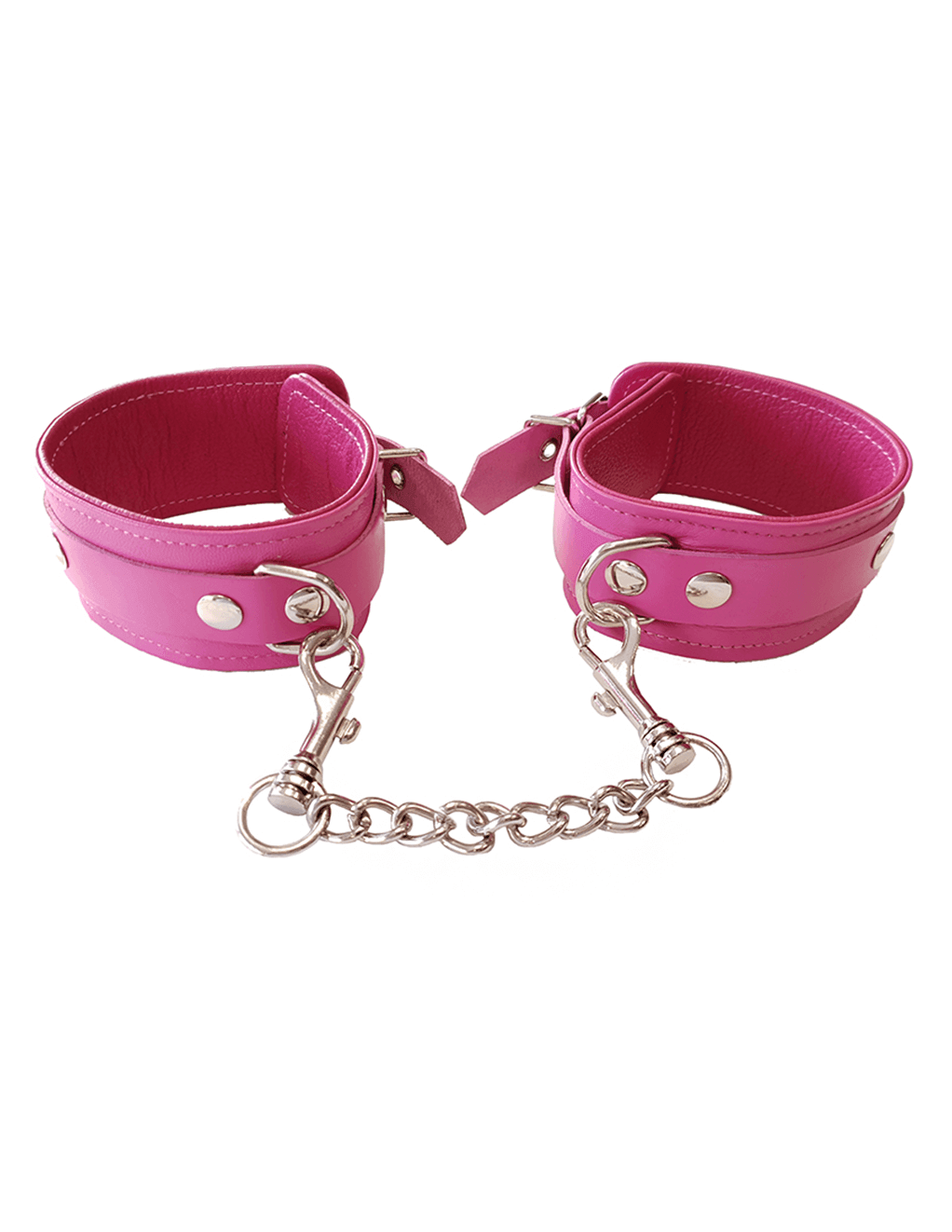 Rouge Leather Ankle Cuffs - Xoxomoving