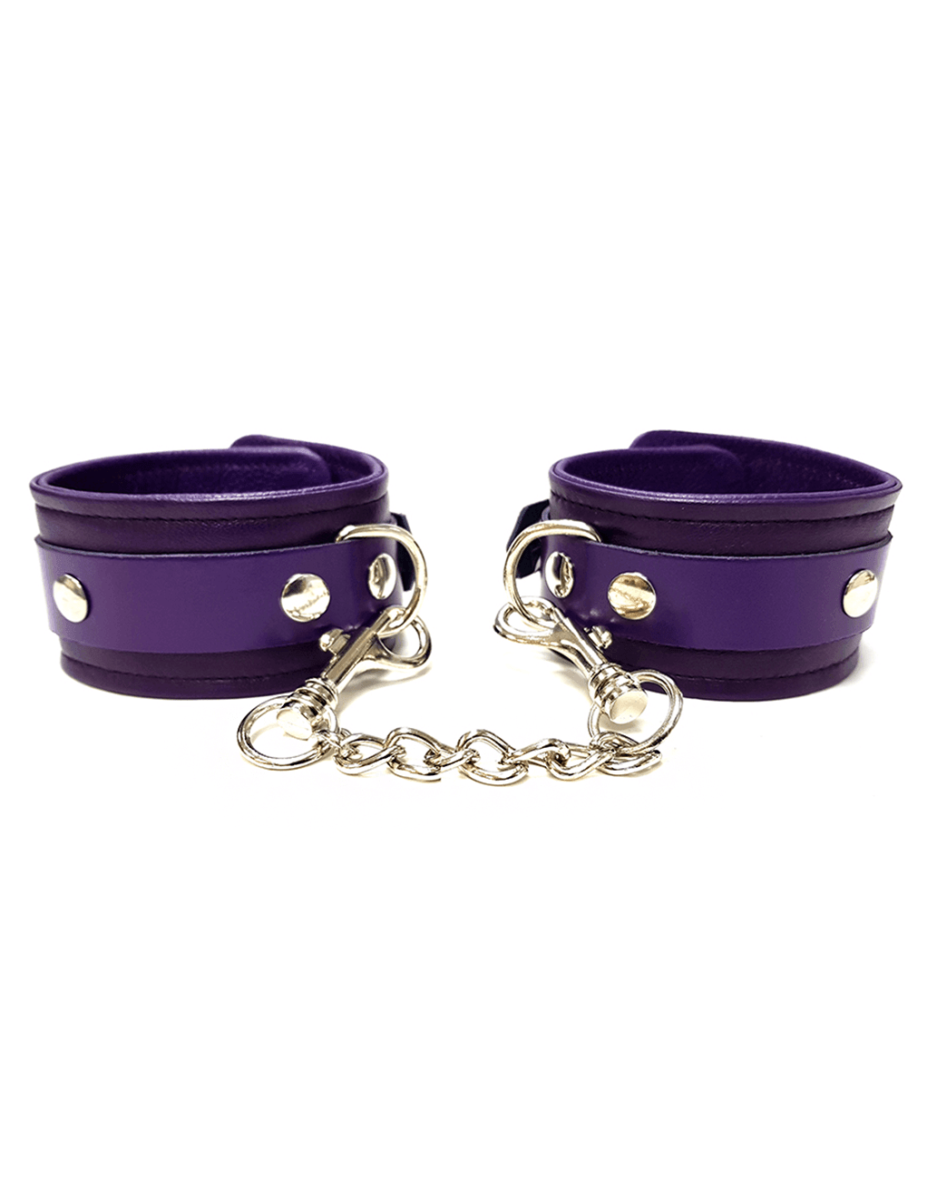 Rouge Leather Ankle Cuffs - Xoxomoving