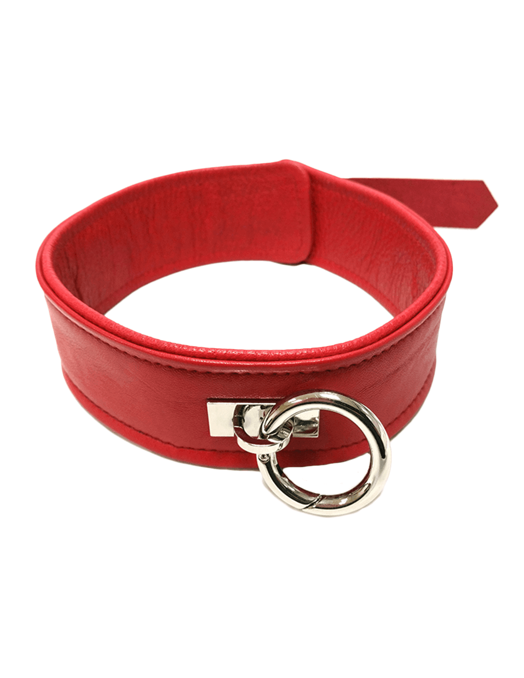 Rouge Leather Collar - Xoxomoving