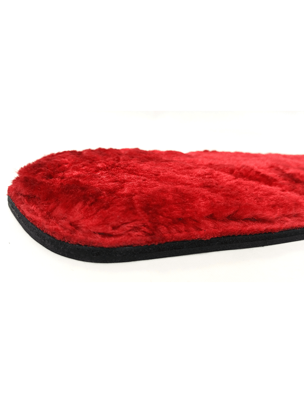 Rouge Leather & Fur Paddle - Xoxomoving