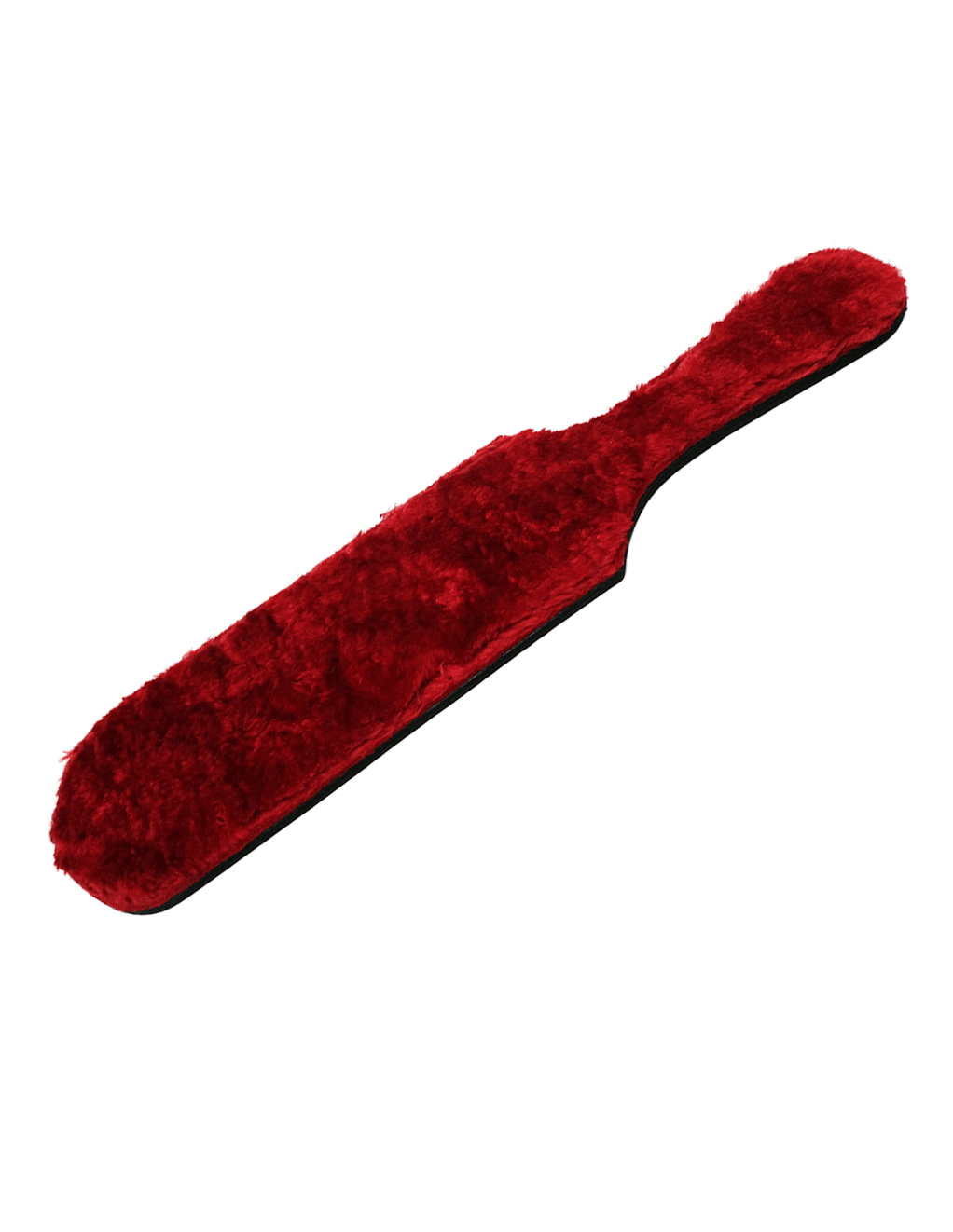 Rouge Leather & Fur Paddle - Xoxomoving