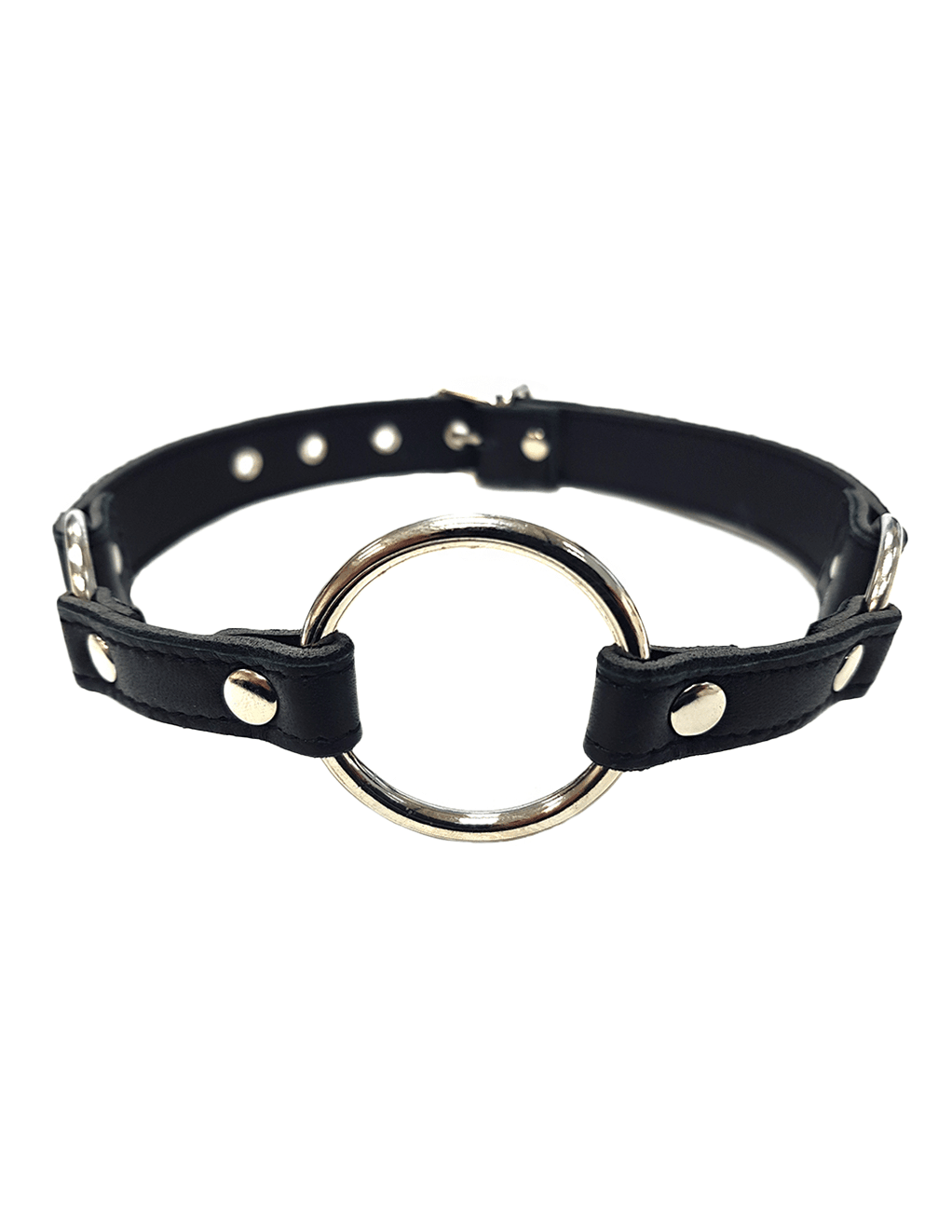 Rouge Leather O-Ring Gag - Xoxomoving