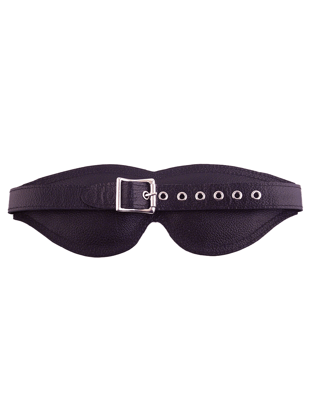 Rouge Leather Padded Blindfold - Xoxomoving