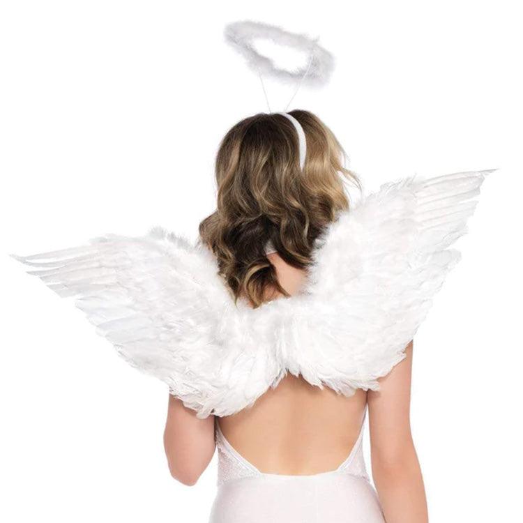 Feather Angel Wings & Halo Accessory Kit Xoxomoving