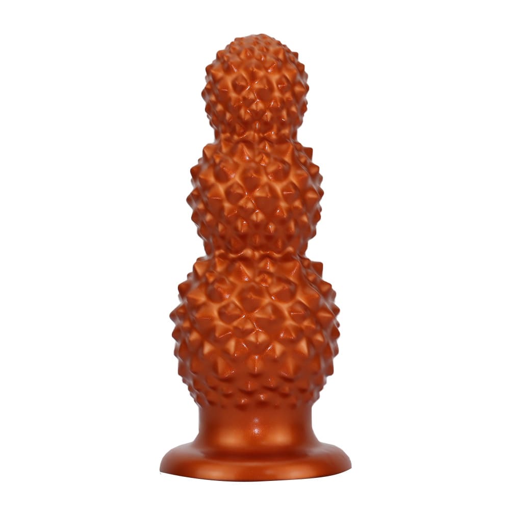 LitchiLuxe - Spiked Triple-Bead Anal Beads - Progressive Anal Dilator