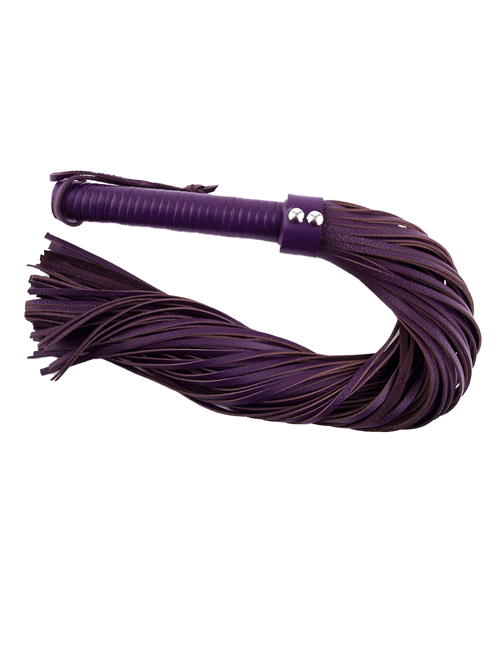 Rouge Long Leather Flogger - Xoxomoving