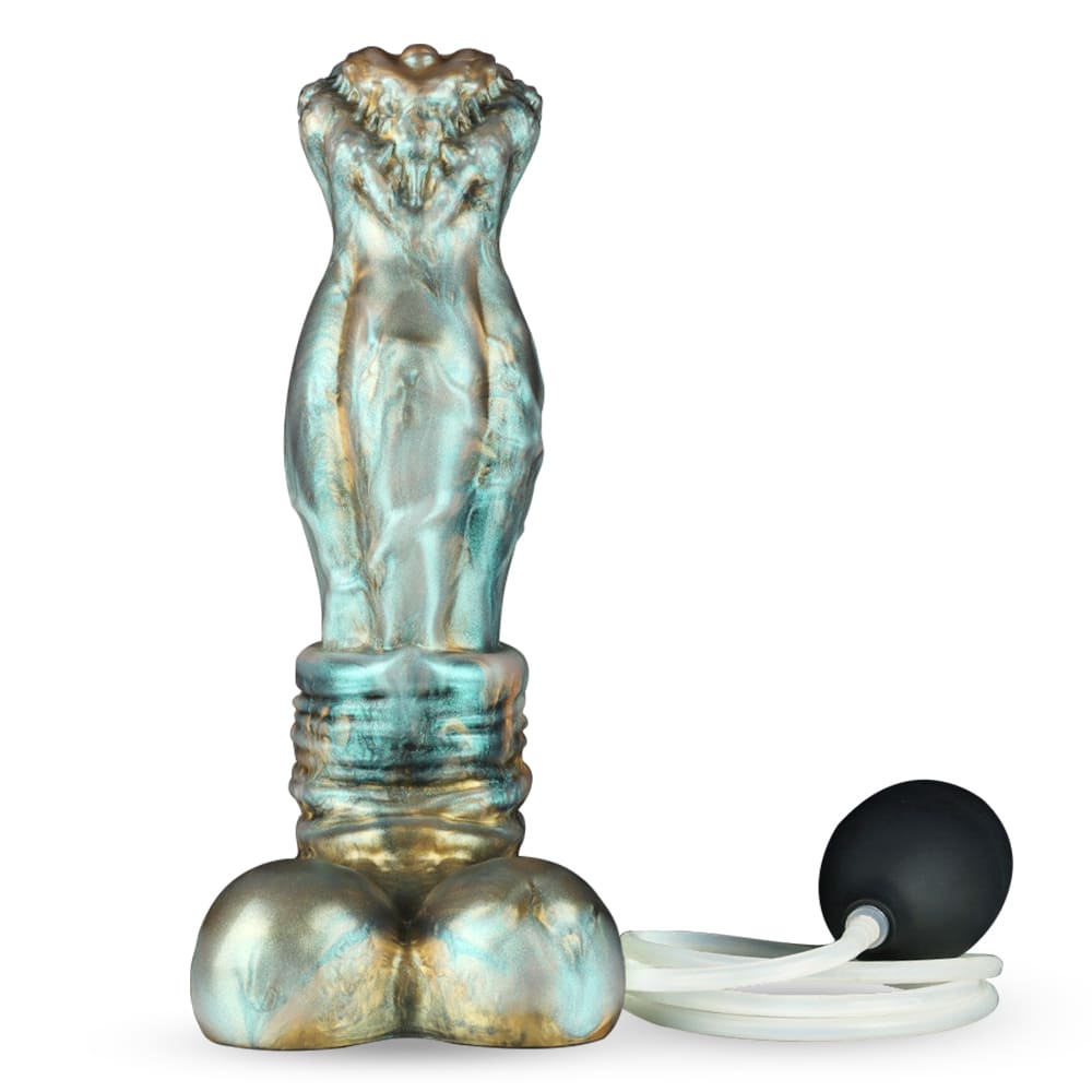Luan - Gradient Green Centaur Dildo - Silicone Ejaculating Fantasy Dildo