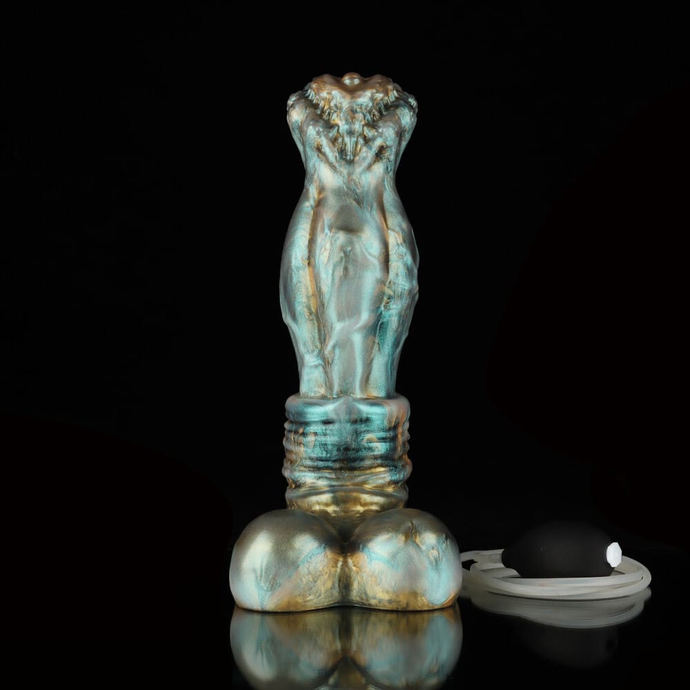 Luan - Gradient Green Centaur Dildo - Silicone Ejaculating Fantasy Dildo