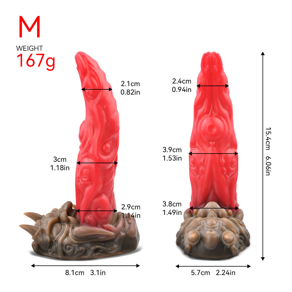 Gargoyle's Tongue Dildo Premium Silicone Mythical Fantasy Toy Xoxomoving