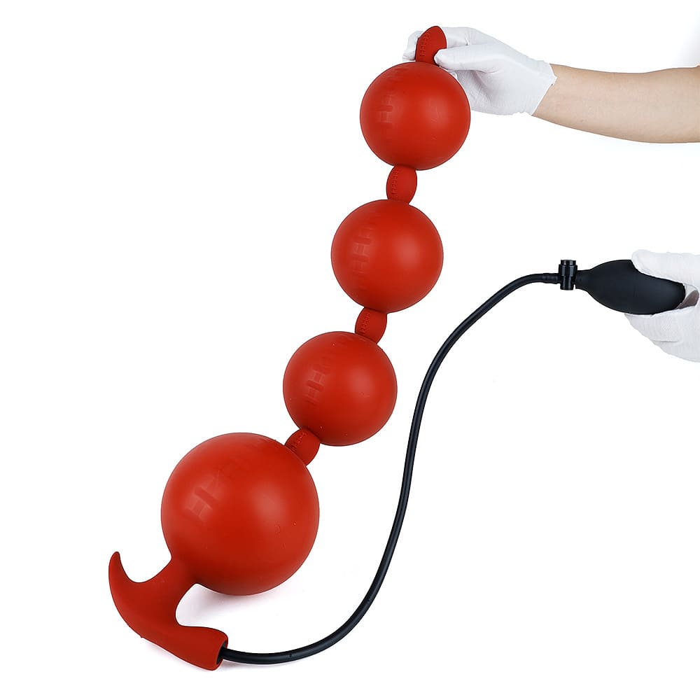 The Gauntlet - Inflatable Anal Beads - Long Anal Toy