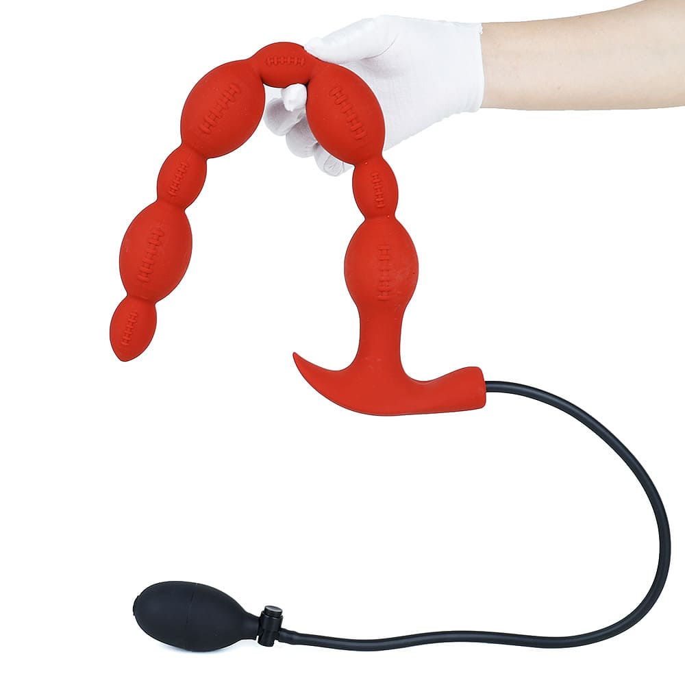 The Gauntlet - Inflatable Anal Beads - Long Anal Toy