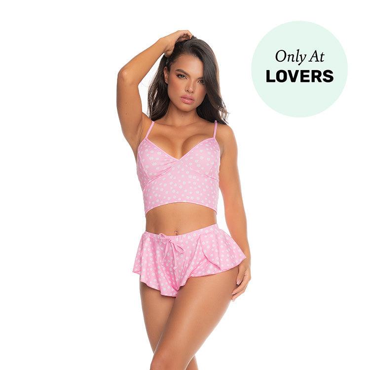 Lounge Shorts 2pc Set Xoxomoving