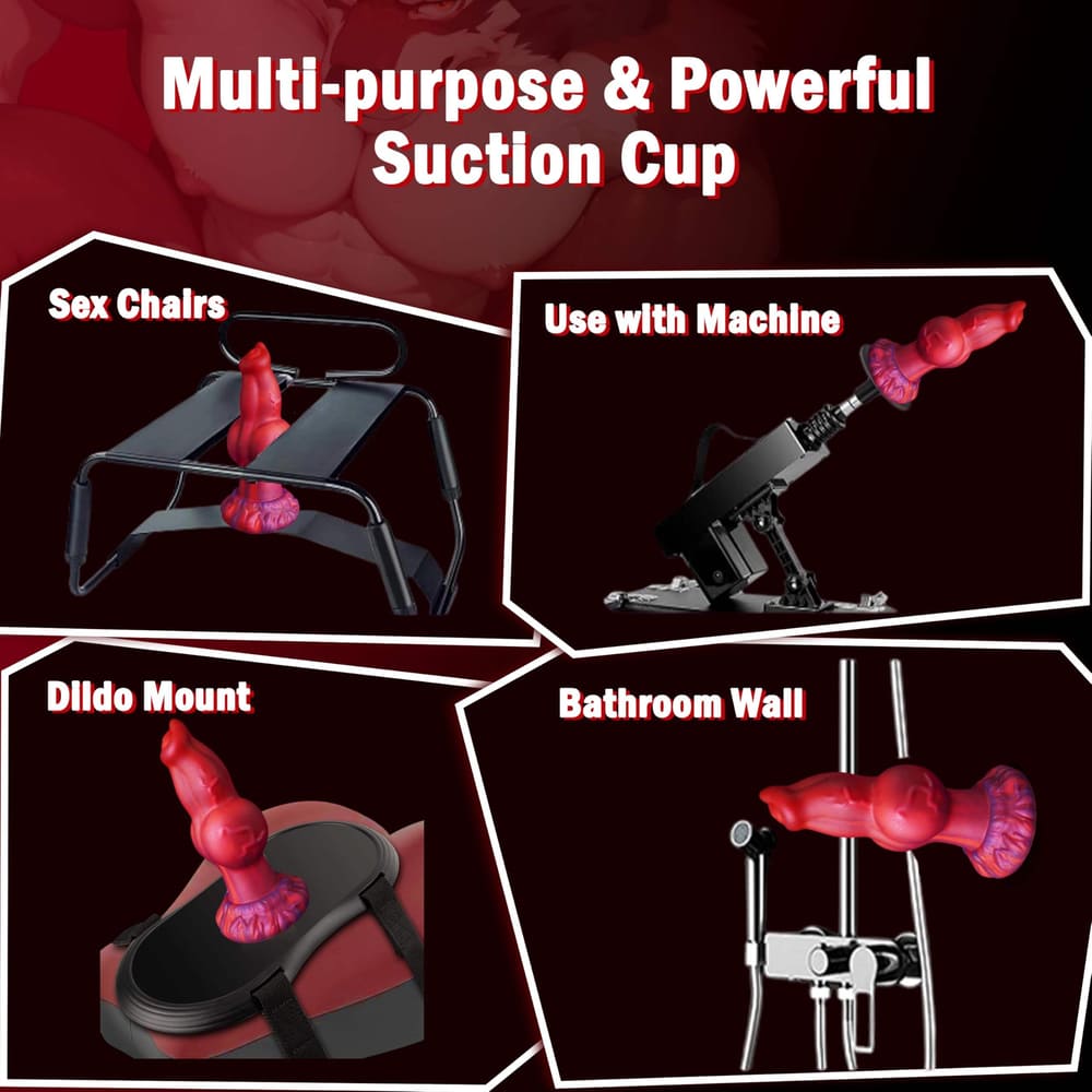 Megatron - 7.5 Inch  Silicone Fantasy Knot Dildo