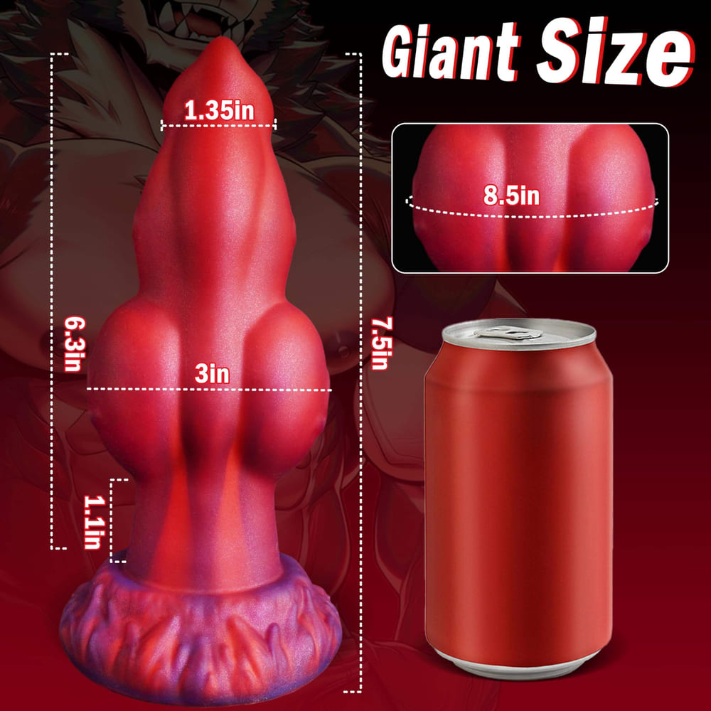 Megatron - 7.5 Inch  Silicone Fantasy Knot Dildo