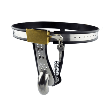 Ceinture de chasteté en acier pour hommes