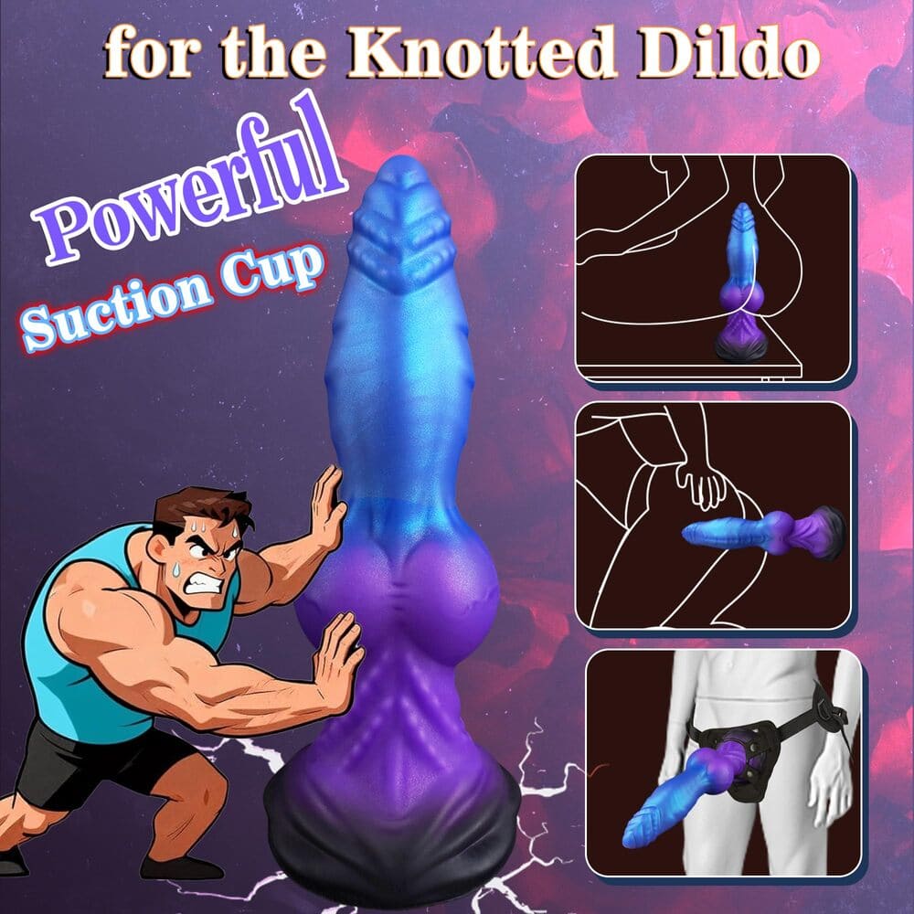 Carlos - 7.8 Inch Fantasy Knotted Dildo