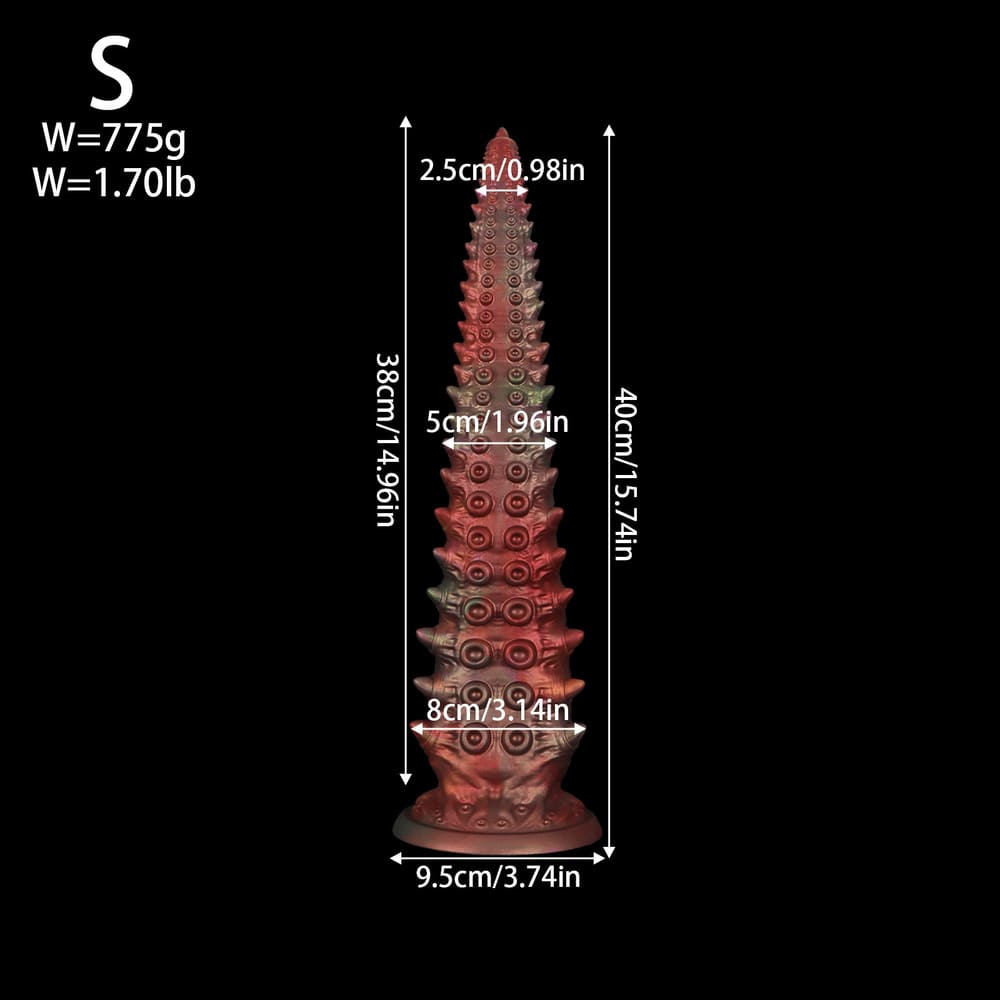 Nereus - Spiked Tentacle Anal Dildo - Huge Anal Toy - 3 Sizes