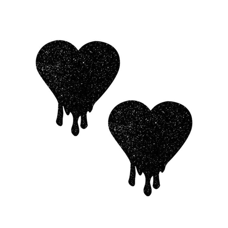 Melty Heart Glitter Pasties