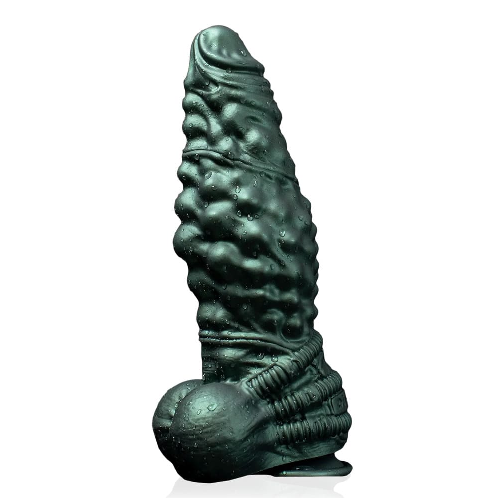 Nexus Node Dildo – Textured Silicone Fantasy Dildo with Suction Cup Base