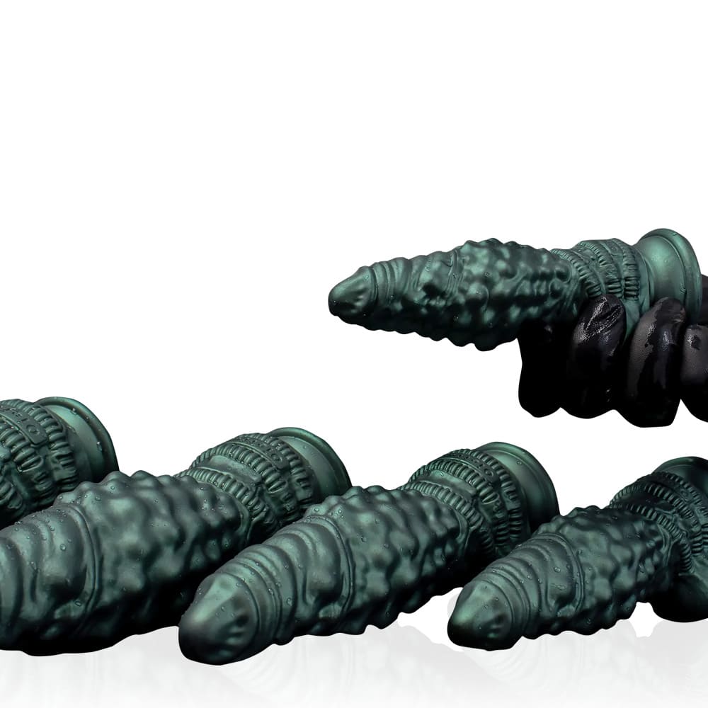 Nexus Node Dildo – Textured Silicone Fantasy Dildo with Suction Cup Base