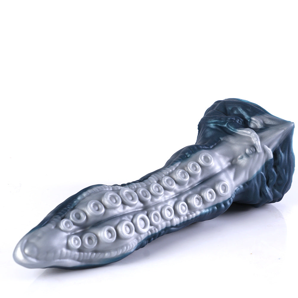 Tentacle Dildo – Platinum Silicone with Suction Cup Base Xoxomoving