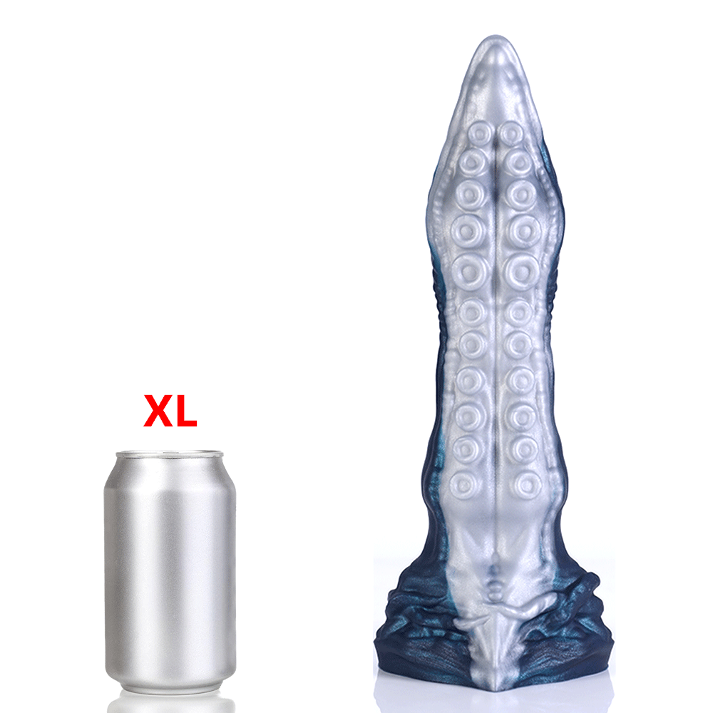 Tentacle Dildo – Platinum Silicone with Suction Cup Base Xoxomoving