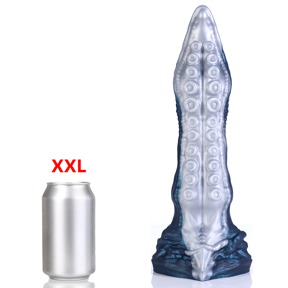 Tentacle Dildo – Platinum Silicone with Suction Cup Base Xoxomoving